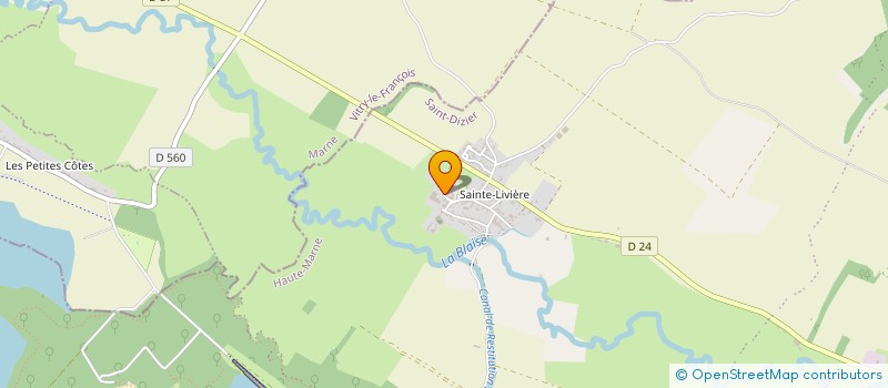 localisation de l'entreprise GAEC DES SAULES à ECLARON-BRAUCOURT-SAINTE-LIVIERE
