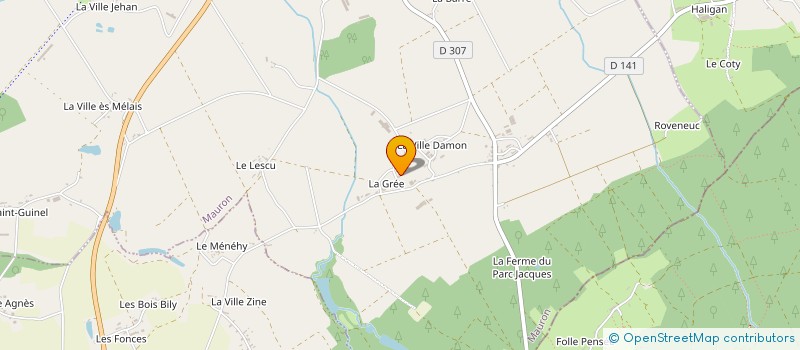 localisation de l'entreprise GAEC DES SENTIERS à MAURON