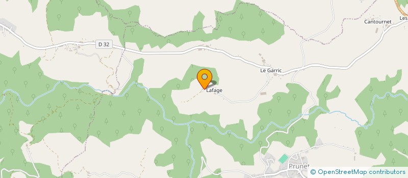 localisation de l'entreprise GAEC DES SEPT SOURCES à PRUNET