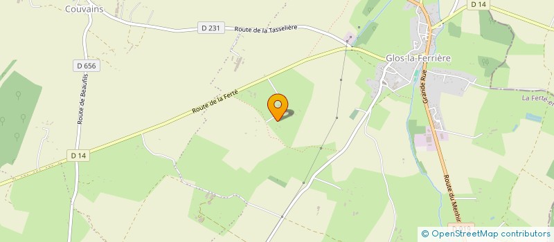 localisation de l'entreprise GAEC DES SILEX à LA FERTE-EN-OUCHE