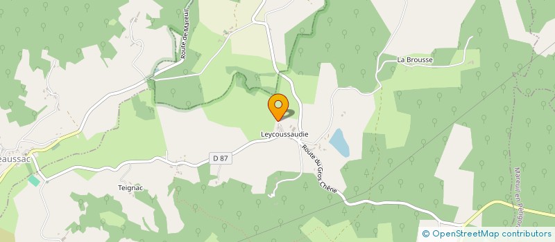 localisation de l'entreprise GAEC DES SOMMETS à RUDEAU-LADOSSE