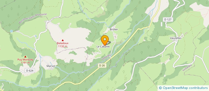 localisation de l'entreprise GAEC DES SONNAILLES à VALBELEIX
