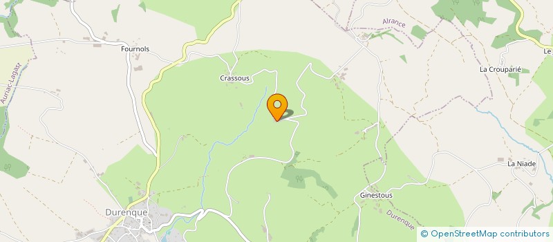 localisation de l'entreprise GAEC DES SONNAILLES  DURENQUE