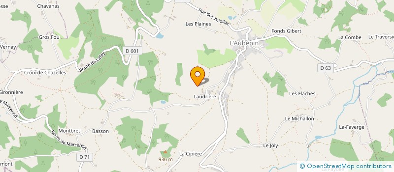 localisation de l'entreprise GAEC DES SOURCES  LARAJASSE