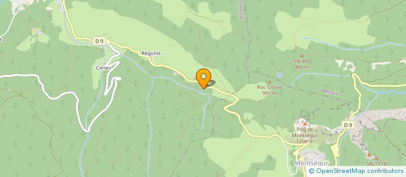localisation de l'entreprise GAEC DES SOURCES à MONTFERRIER