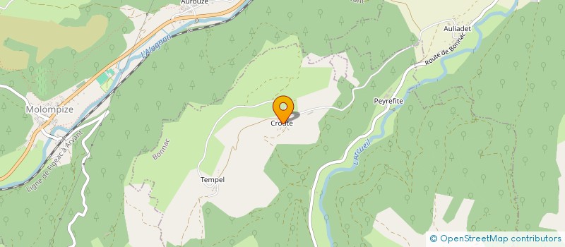 localisation de l'entreprise GAEC DES TEMPLIERS à BONNAC