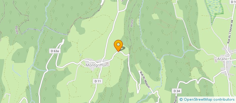 localisation de l'entreprise GAEC DES TERRES BLONDES  NIVOLLET-MONTGRIFFON