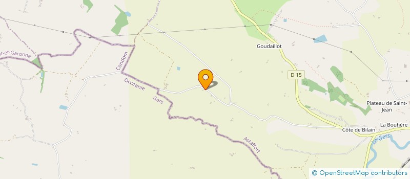 localisation de l'entreprise GAEC DES TERRES DE PARAYS  ASTAFFORT