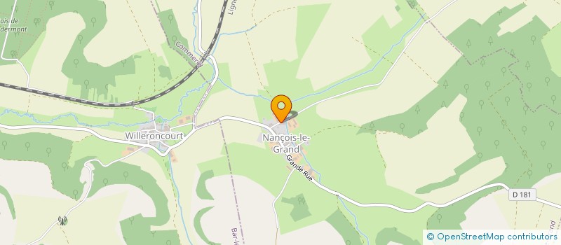 localisation de l'entreprise GAEC DES TERRES FROIDES à NANCOIS-LE-GRAND
