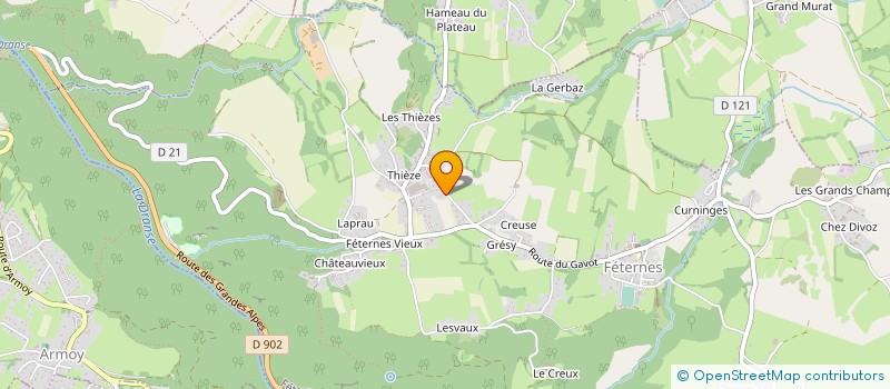 localisation de l'entreprise GAEC DES THIEZES à FETERNES