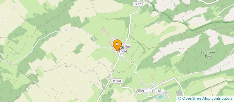 localisation de l'entreprise GAEC DES THUYAS à VELLEROT-LES-VERCEL