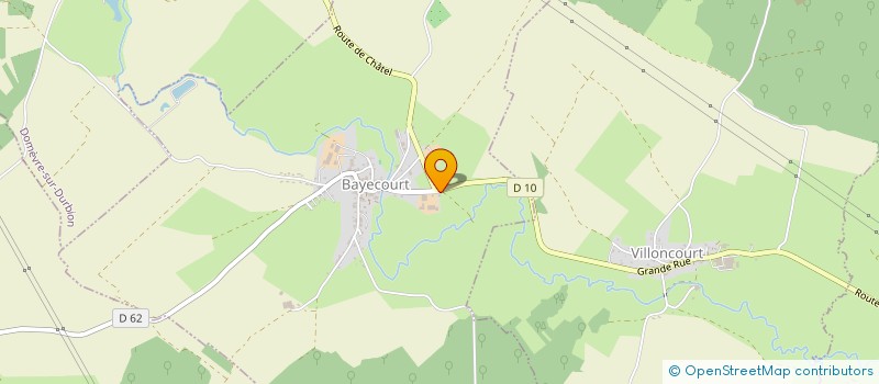 localisation de l'entreprise GAEC DES TILLES à BAYECOURT