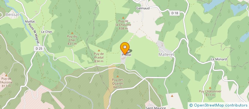 localisation de l'entreprise GAEC DES TOURS à MALLERET