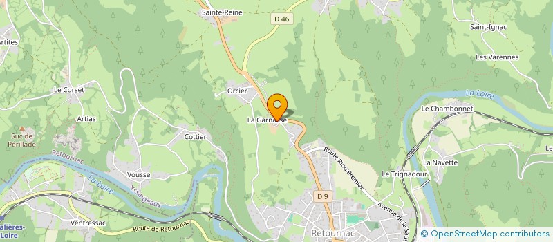 localisation de l'entreprise GAEC DES TRAVERSES à RETOURNAC