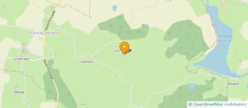 localisation de l'entreprise GAEC DES TREFLES  FRASNAY-REUGNY