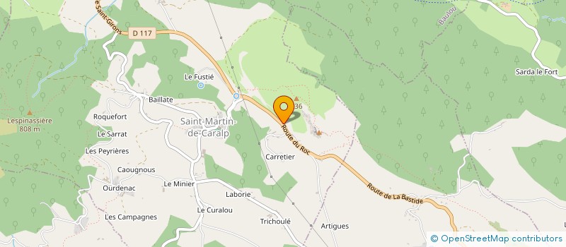 localisation de l'entreprise GAEC DES TRESORS DE RADJAH à SAINT-MARTIN-DE-CARALP