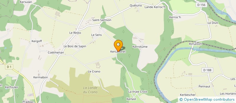 localisation de l'entreprise GAEC DES TRI KER à PLUMELIAU-BIEUZY