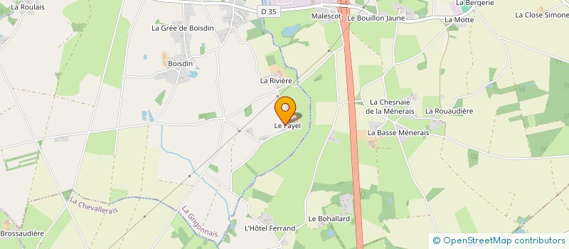 localisation de l'entreprise GAEC DES TROENES à LA GRIGONNAIS