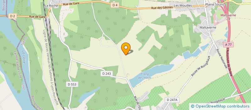 localisation de l'entreprise GAEC DES TROIS HEAUMES à TRACY-SUR-LOIRE
