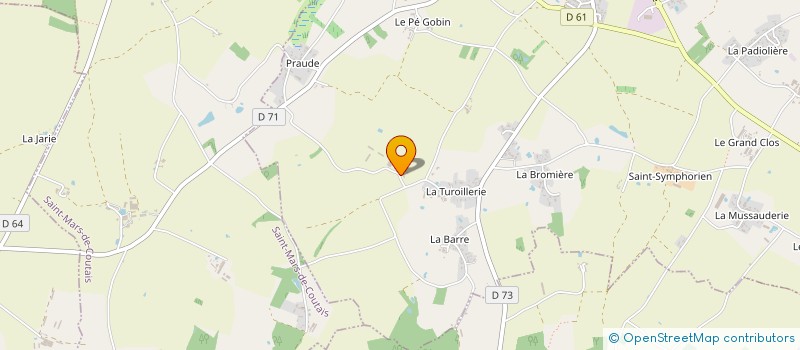 localisation de l'entreprise GAEC DES TROIS LIEUX à SAINT-LUMINE-DE-COUTAIS