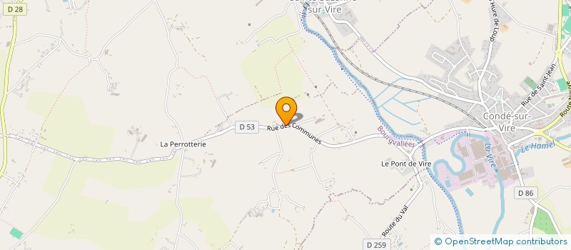 localisation de l'entreprise GAEC DES TROIS SITES à BOURGVALLEES