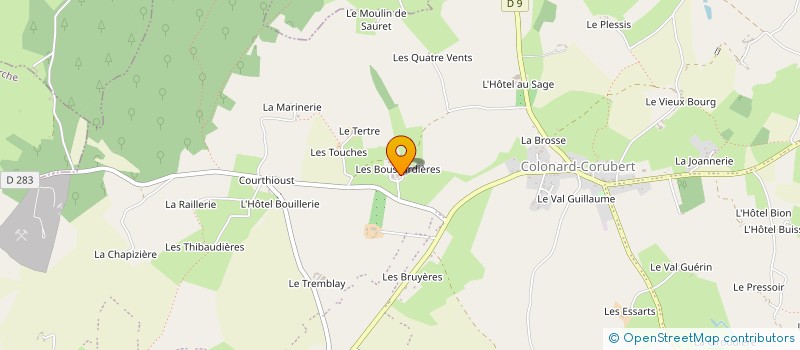 localisation de l'entreprise GAEC DES TROIS VALLEES à PERCHE-EN-NOCE