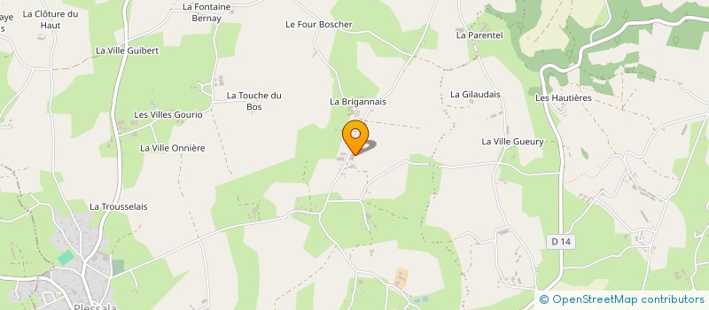 localisation de l'entreprise GAEC DES TROIS VILLAGES à LE MENE