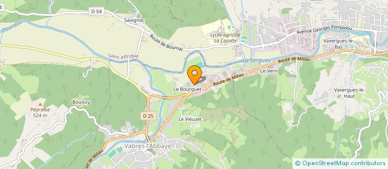localisation de l'entreprise GAEC DES TUILES à VERSOLS-ET-LAPEYRE