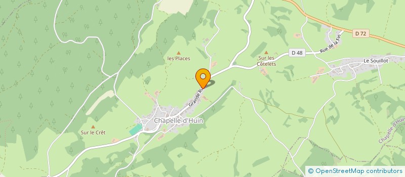 localisation de l'entreprise GAEC DES VENTS MARESCHAL à GEVRESIN