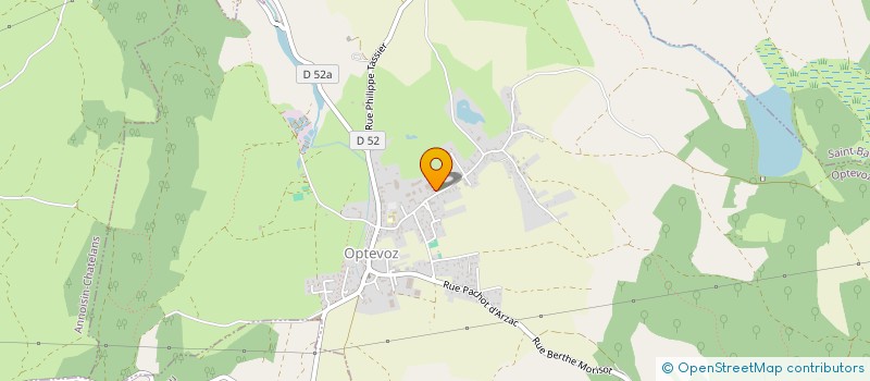 localisation de l'entreprise GAEC DES VERCHERES  OPTEVOZ