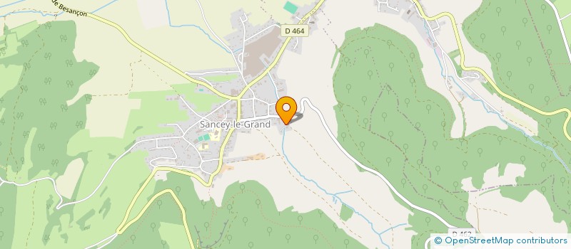localisation de l'entreprise GAEC DES VERGERS à SANCEY