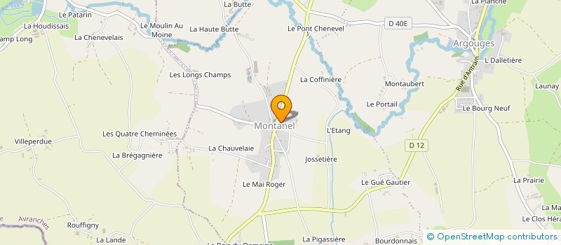 localisation de l'entreprise GAEC DES VERGERS à SAINT-JAMES