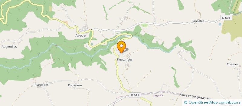 localisation de l'entreprise GAEC DES VERGNADES à AVEZE