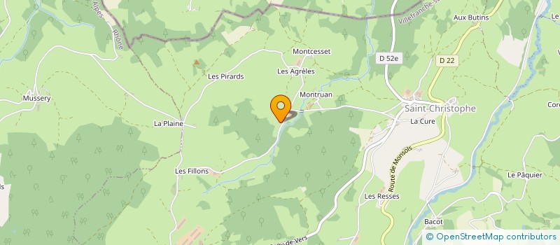 localisation de l'entreprise GAEC DES VERNES à DEUX-GROSNES