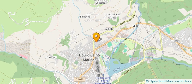 localisation de l'entreprise GAEC DES VEYS à BOURG-SAINT-MAURICE