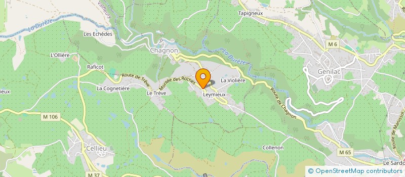 localisation de l'entreprise GAEC DES VIEILLES BRANCHES  CHAGNON