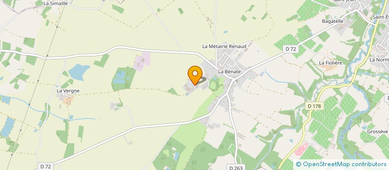 localisation de l'entreprise GAEC DES VIEILLES MAISONS à CORCOUE-SUR-LOGNE