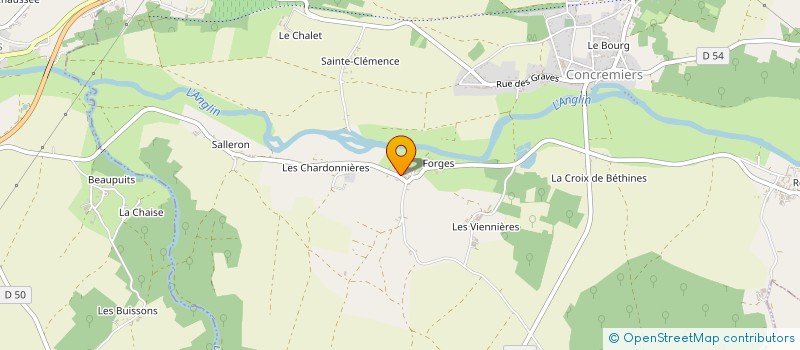 localisation de l'entreprise GAEC DES VIENNIERES à CONCREMIERS
