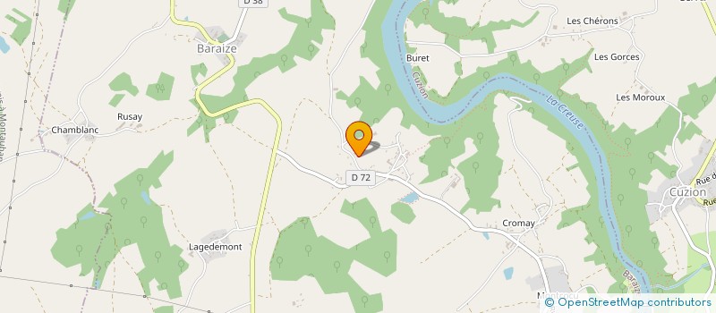 localisation de l'entreprise GAEC DES VIGNES à BARAIZE