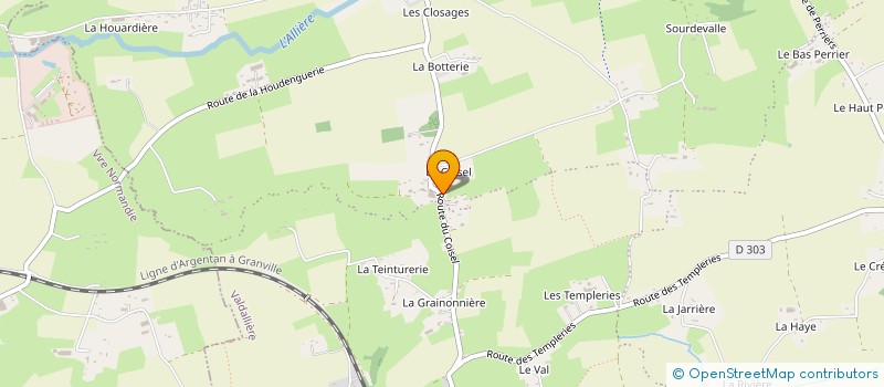 localisation de l'entreprise GAEC DES VIRAGES à VALDALLIERE