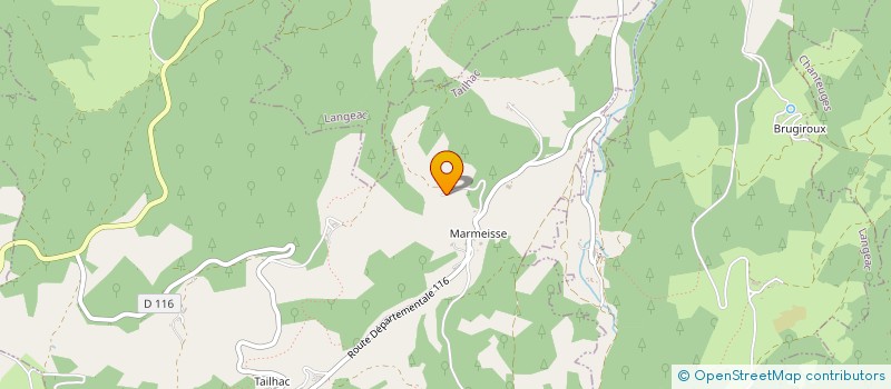 localisation de l'entreprise GAEC DES YOUKAS à SAINT ARCONS D'ALLIER