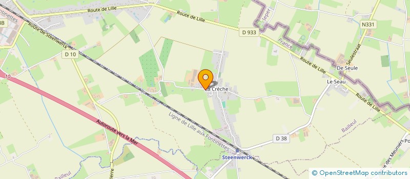 localisation de l'entreprise GAEC DESCAMPS à BAILLEUL