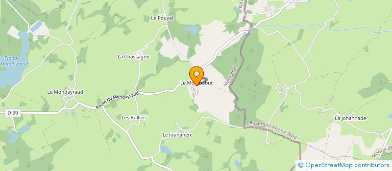 localisation de l'entreprise GAEC DEVESSIER à MERINCHAL