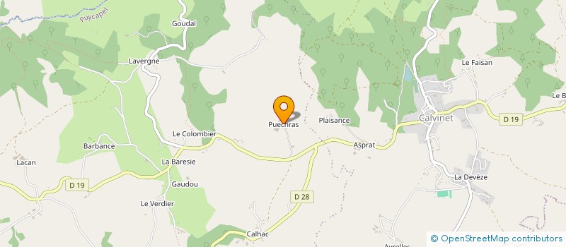 localisation de l'entreprise GAEC DEVEZ FRERES à PUYCAPEL