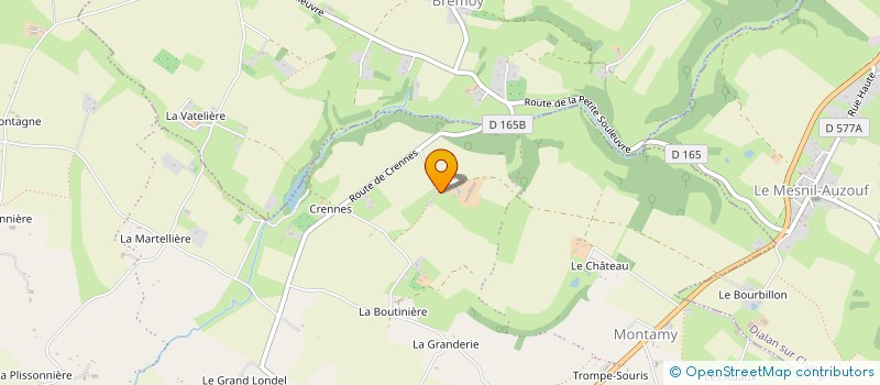 localisation de l'entreprise GAEC DEWITTE à SOULEUVRE EN BOCAGE