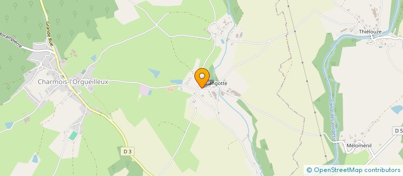 localisation de l'entreprise GAEC DIDELOT à CHARMOIS-L'ORGUEILLEUX