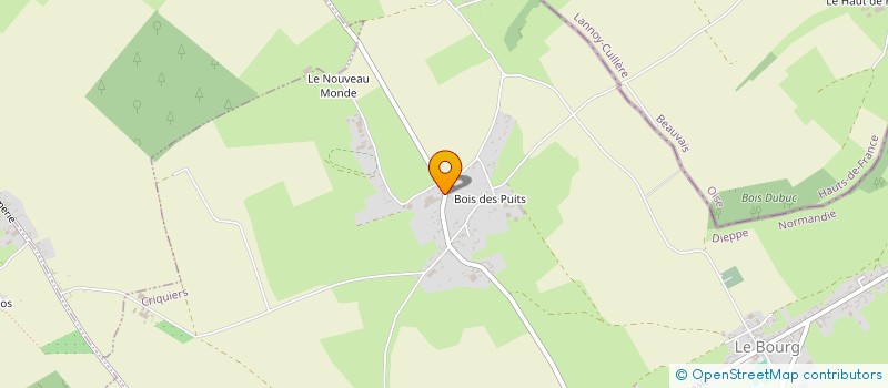 localisation de l'entreprise GAEC DIERYCK à CRIQUIERS
