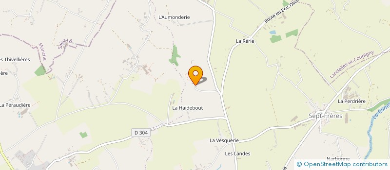 localisation de l'entreprise GAEC DODARD  NOUES DE SIENNE