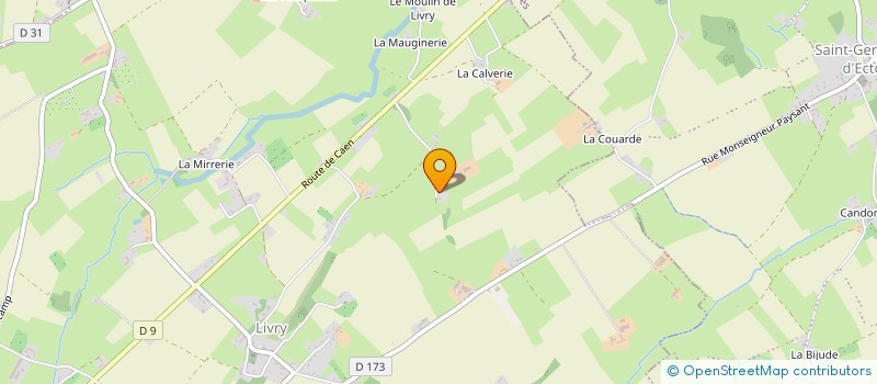 localisation de l'entreprise GAEC DOINEAU à CAUMONT-SUR-AURE