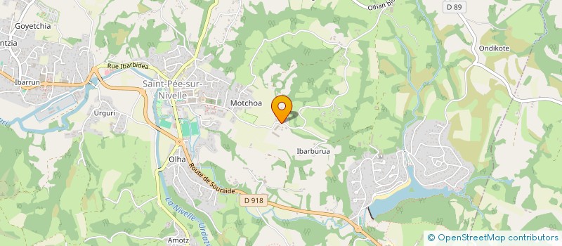 localisation de l'entreprise GAEC DOLATZEA  SAINT-PEE-SUR-NIVELLE